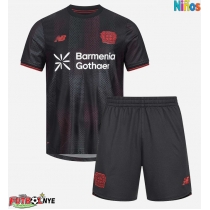 Camiseta Bayer Leverkusen Primera Equipación para niños 2025-26 manga corta (+ pantalones cortos)
